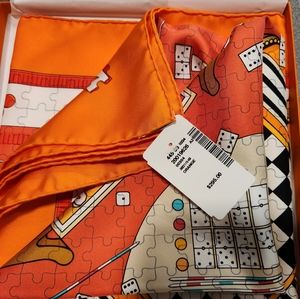Hermes 100%Silk Scarf